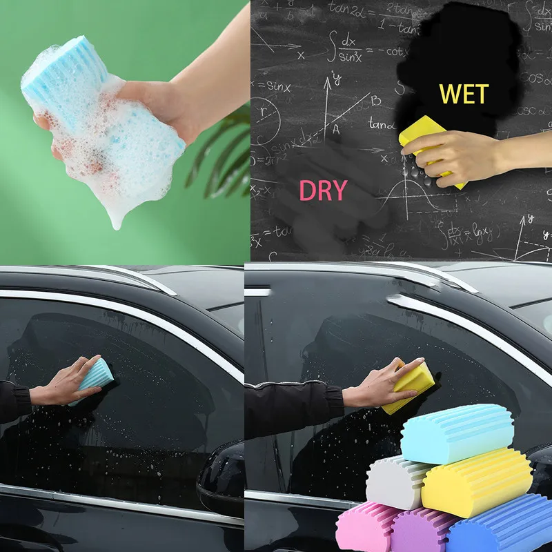 

1Pc Damp Clean Duster Sponge, Sponge Cleaning Brush for Car, Duster for Cleaning Blinds, Glass, Baseboards, Vents, Railings