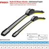 For Kia Sorento MK2 2010 2011 2012 2013 2014 Front Rear Wiper Blades 24"20"11" Brushes Cutter Windscreen Car Accessories 4