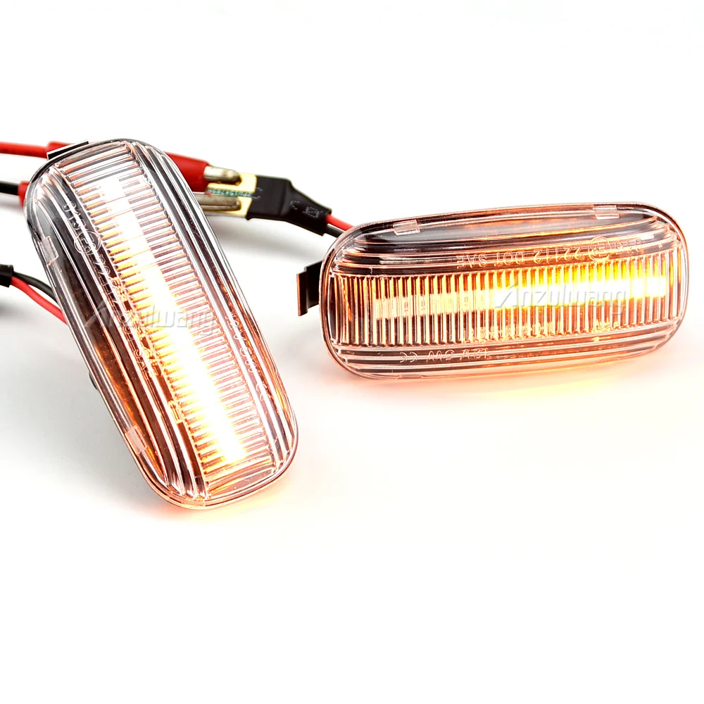 2 Pcs ECE LED Moto Clignotants Indicateur Universel s Lumière Jaune avec  SMD : : Auto et Moto