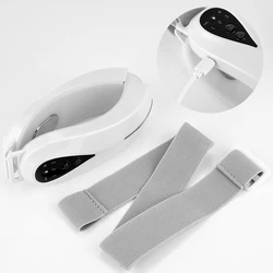 V - Line Lift Up Facial Massager with Red & Blue Light Therapy - Face Slimming & Lifting Device (WHITE)
