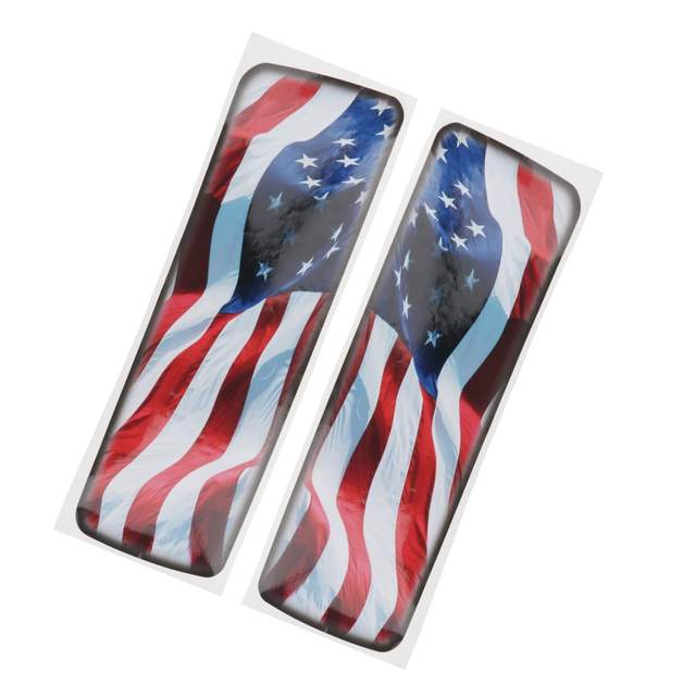 2pcs Motorcycle Side Box Decorative Cover Stickers Decoration Accessories for Touring Models 2014-2019