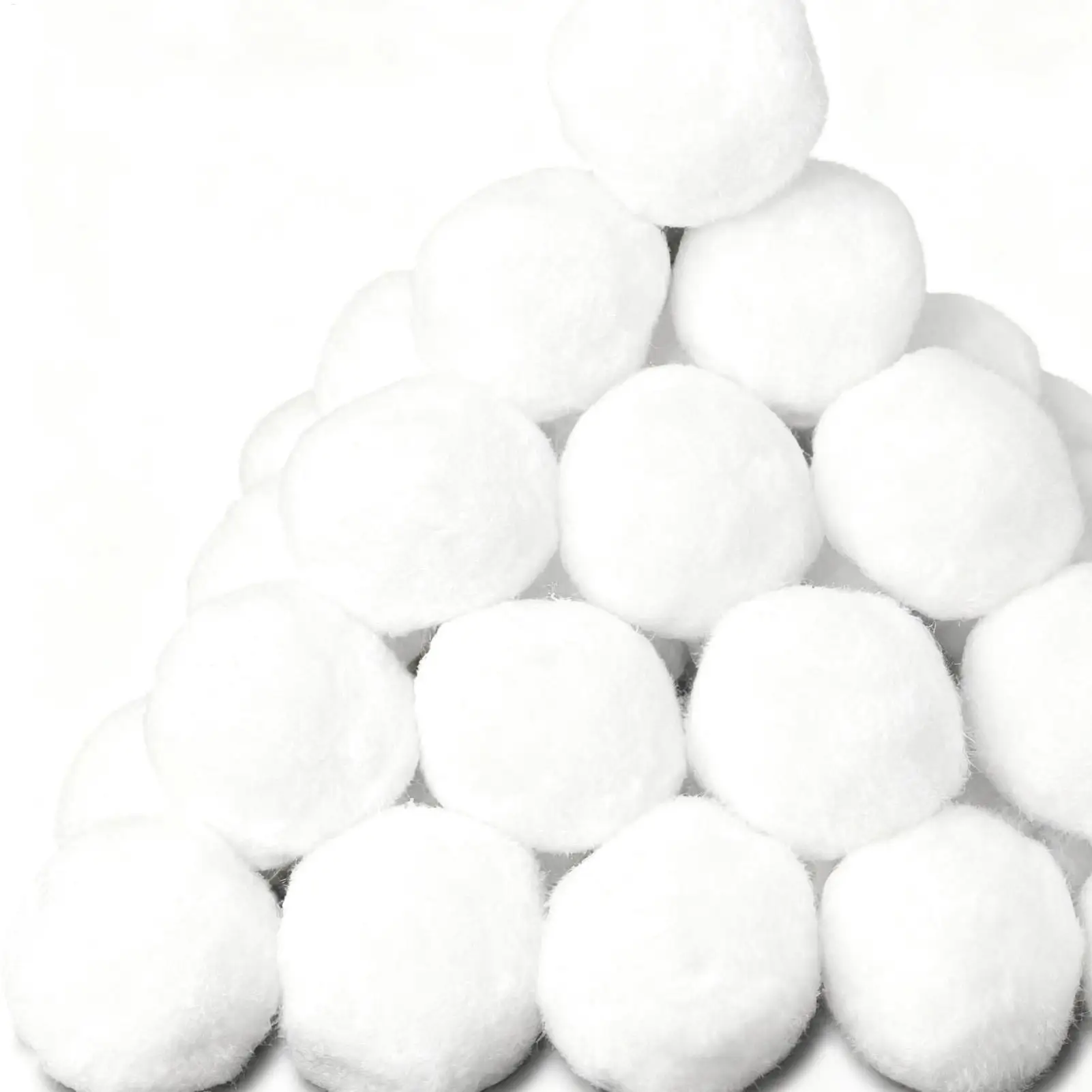 Snow Toy Balls 30 Pieces Soft Artificial Fun Holiday Supplies Winter Indoor Toys For Christmas New Year Special Occasions Kids