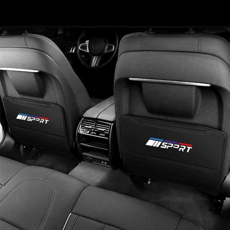 2pcs Car Seat Anti Kick Pad Universal Child Anti Kick Protection Pad Car Interior Rear Seat Dirt Protection