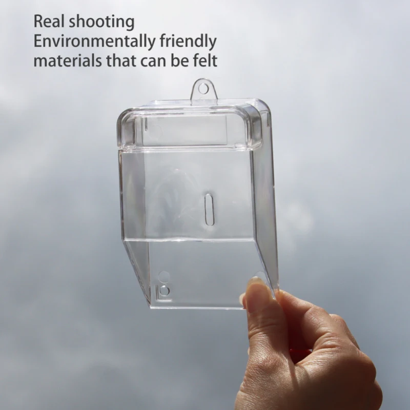 Waterproof Cover For Wireless Doorbell Smart Door Bell Ring Chime Button Transparent Waterproof Doorbell Protector Home Outdoor