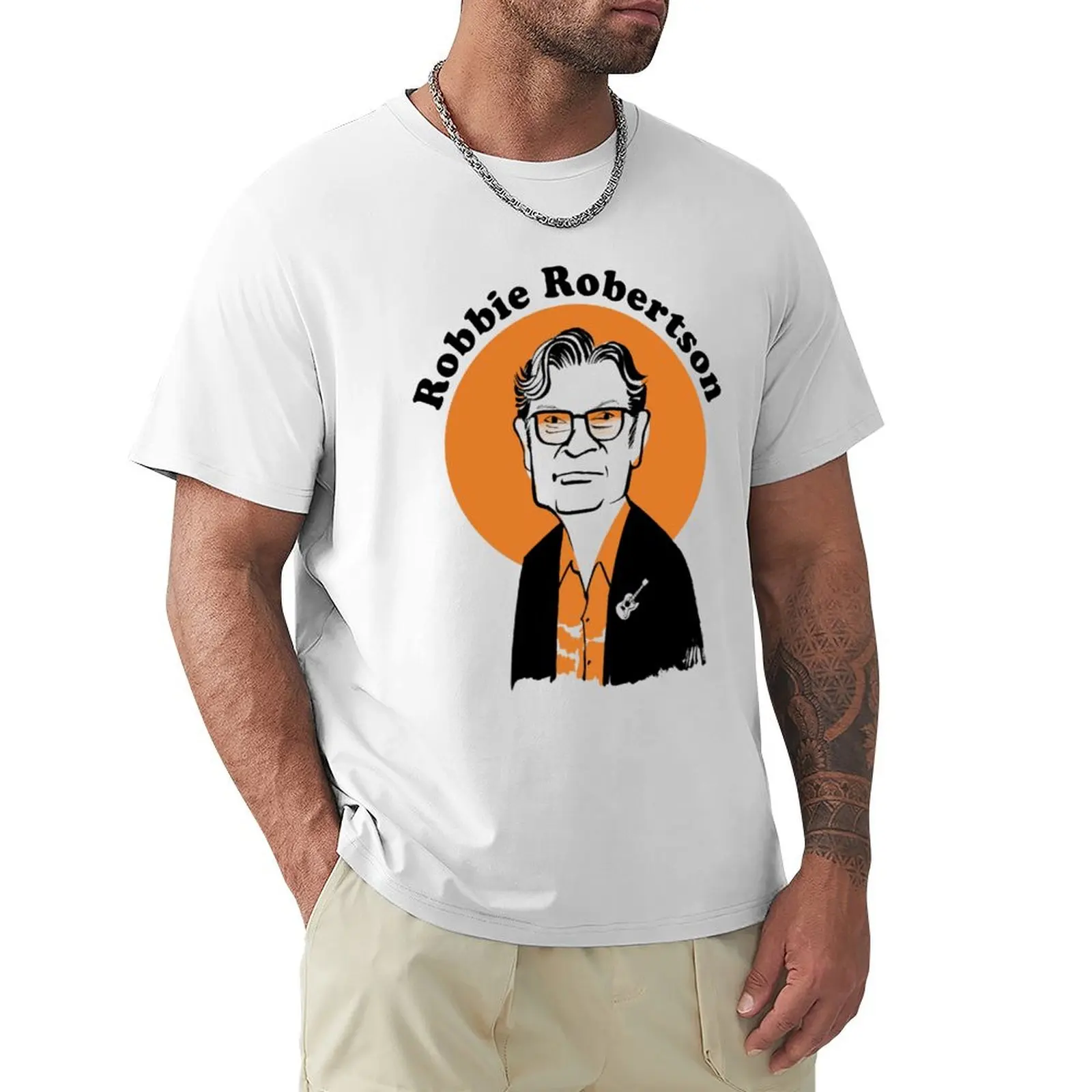 

Робби Робертсон Мерч футболка, возвышенные тяжелые летние топы, женские топы, тяжелые футболки для мужчин