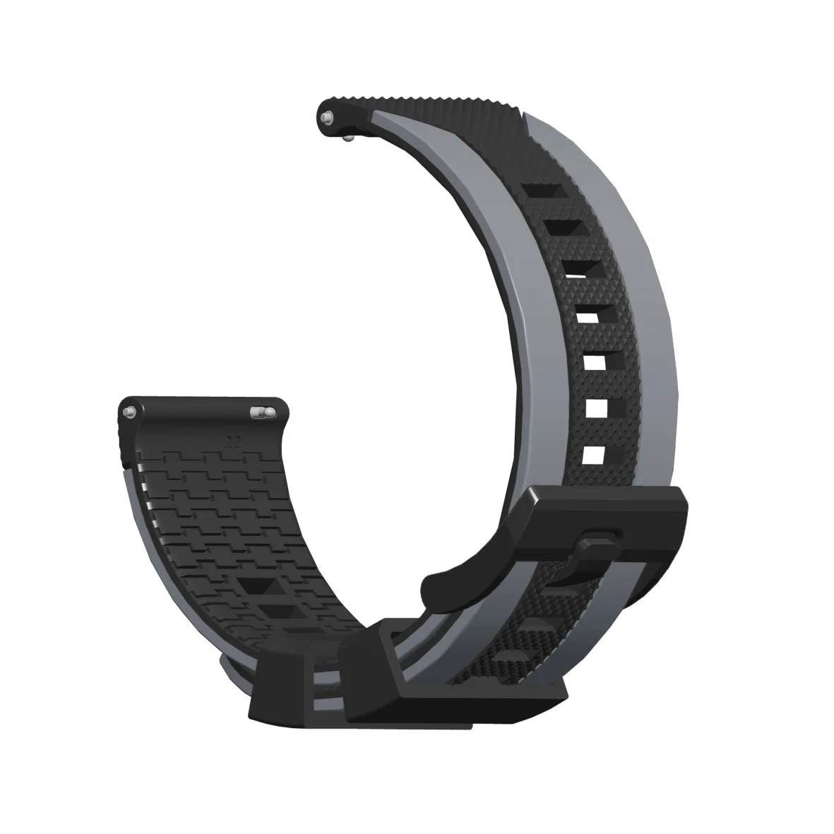 حزام ساعة سيليكون قابل للتنفس 20 مللي متر 22 مللي...