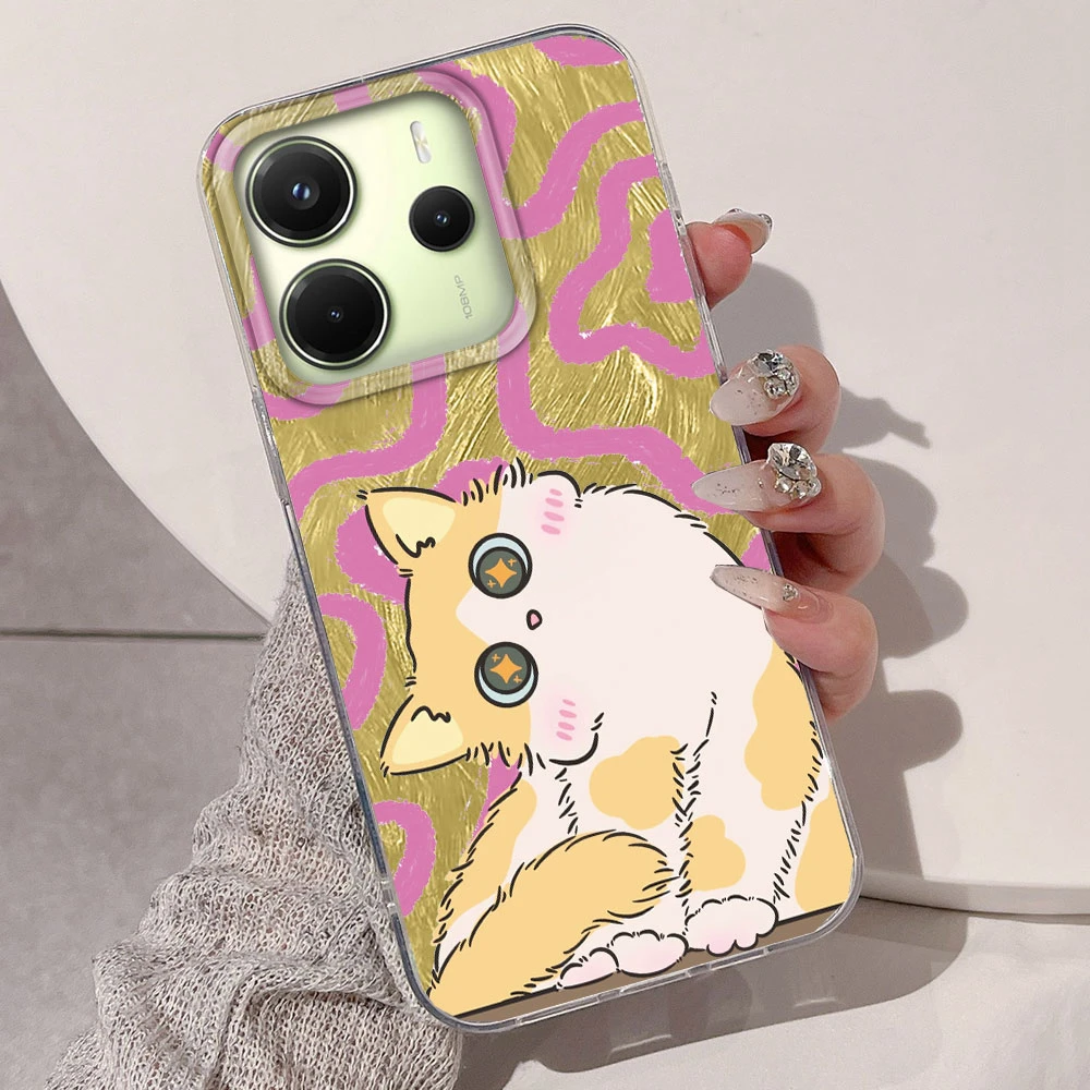 Chic Cartoon Black TV Cat Phone Case