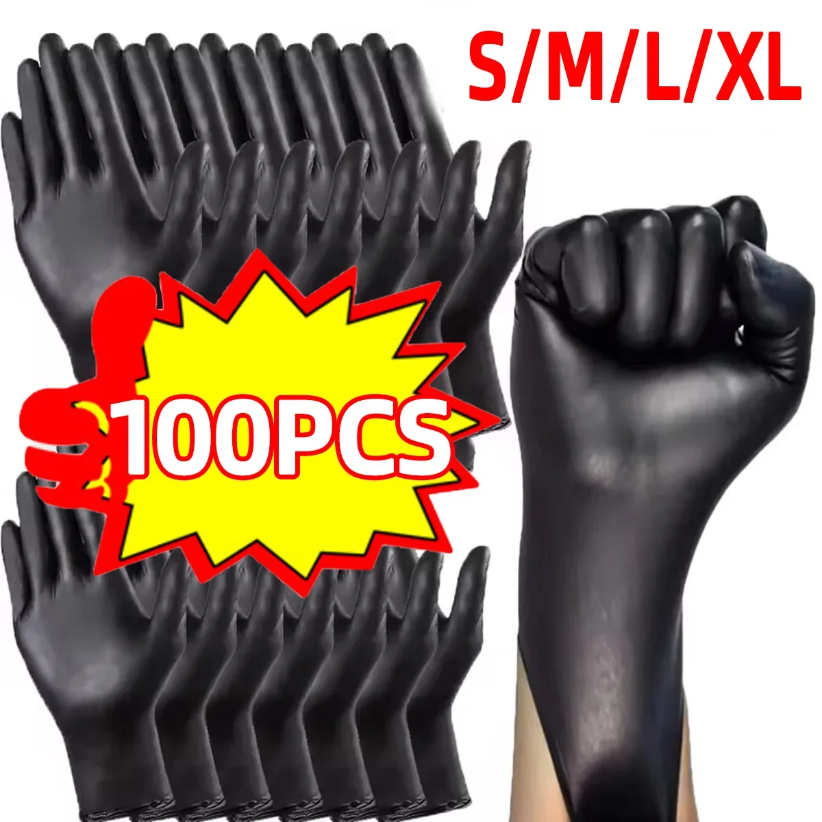 20/50/100pcs Vinyl Disposable Gloves Disposable Gloves For Home Cleaning And Food Preparation Cleaning Are Suitable
