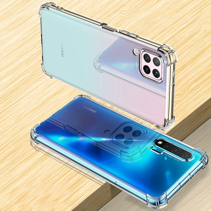 Ultrathin Clear Airbag Shockproof Phone Case - Soft TPU Crystal Cover