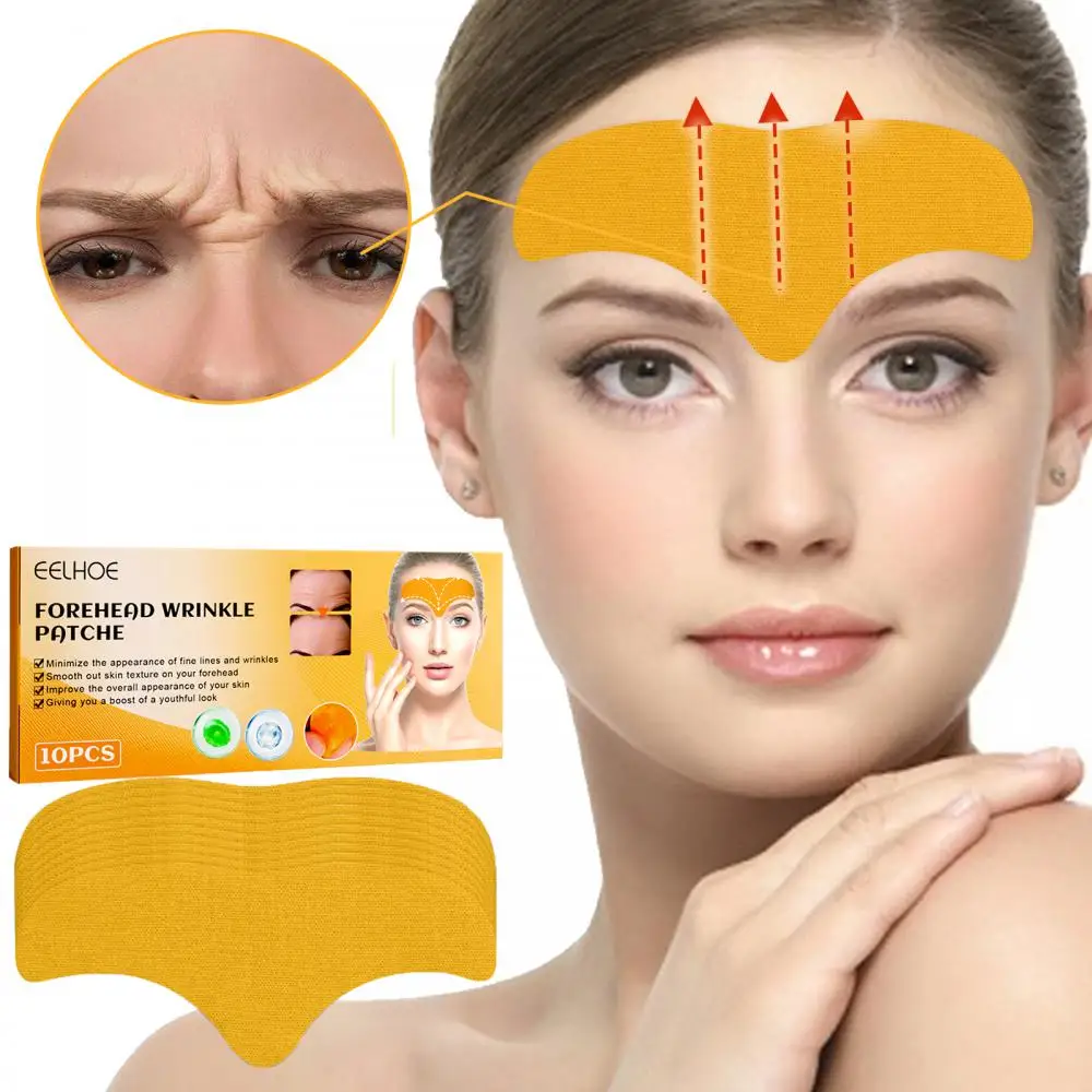 

10Pcs Forehead Wrinkle Patches Anti Wrinkle Firming Anti Aging Anti Wrinkle Remover Head Lines Lifting Firming Face Skin Care