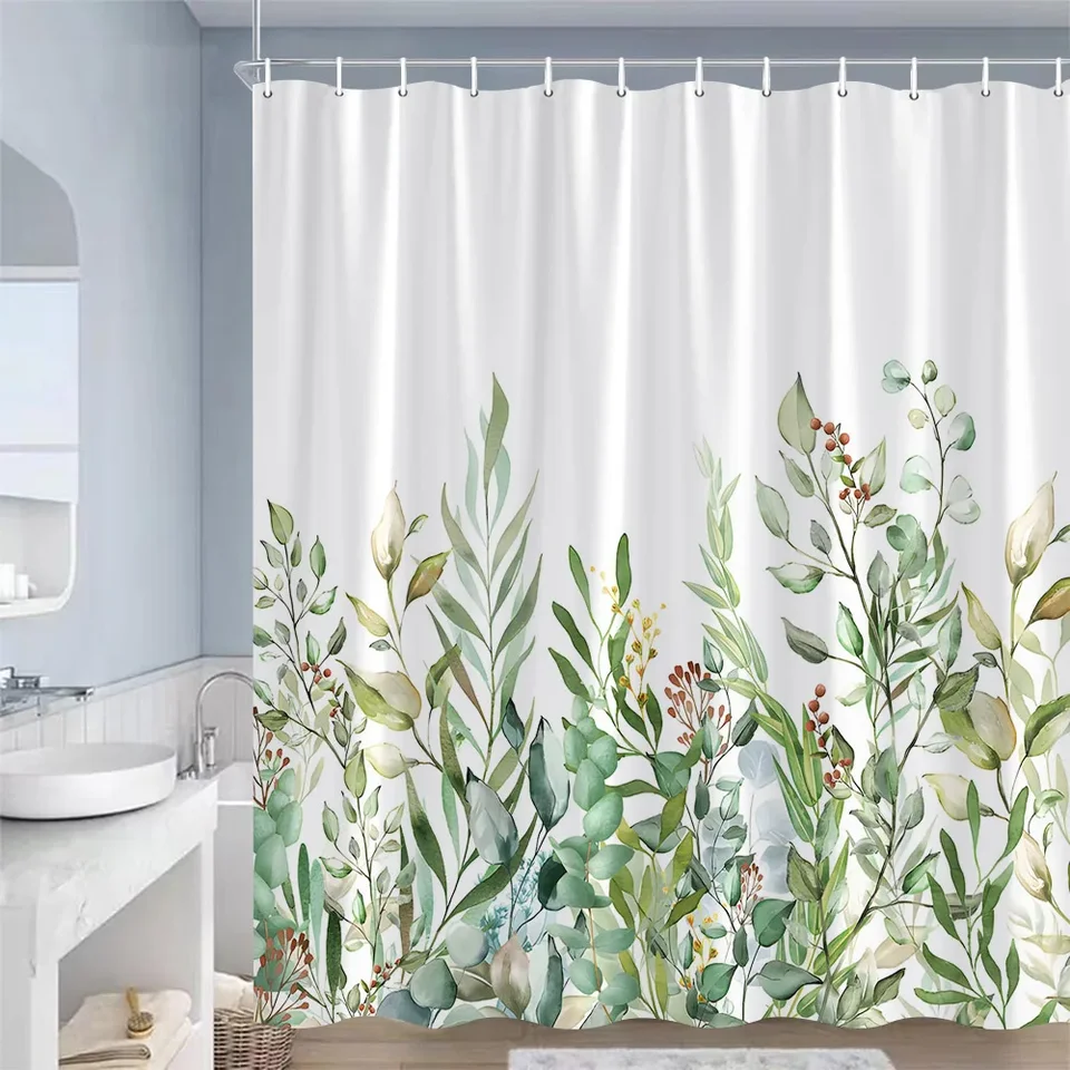 Tenda da doccia con lupo, decorazione artistica per il bagno