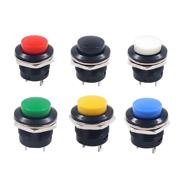 Reset Switch 16mm Momentary Push Button R13-507 ﻿ 6