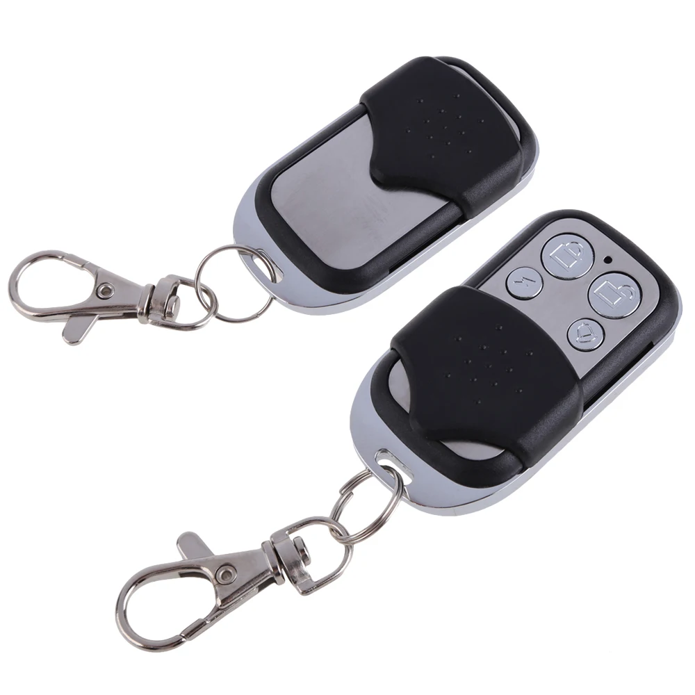 433MHz Universal Remote Control Key Fob Electric Gate Cloning Remote Control Keychain for Vehicle Central Locking Systems