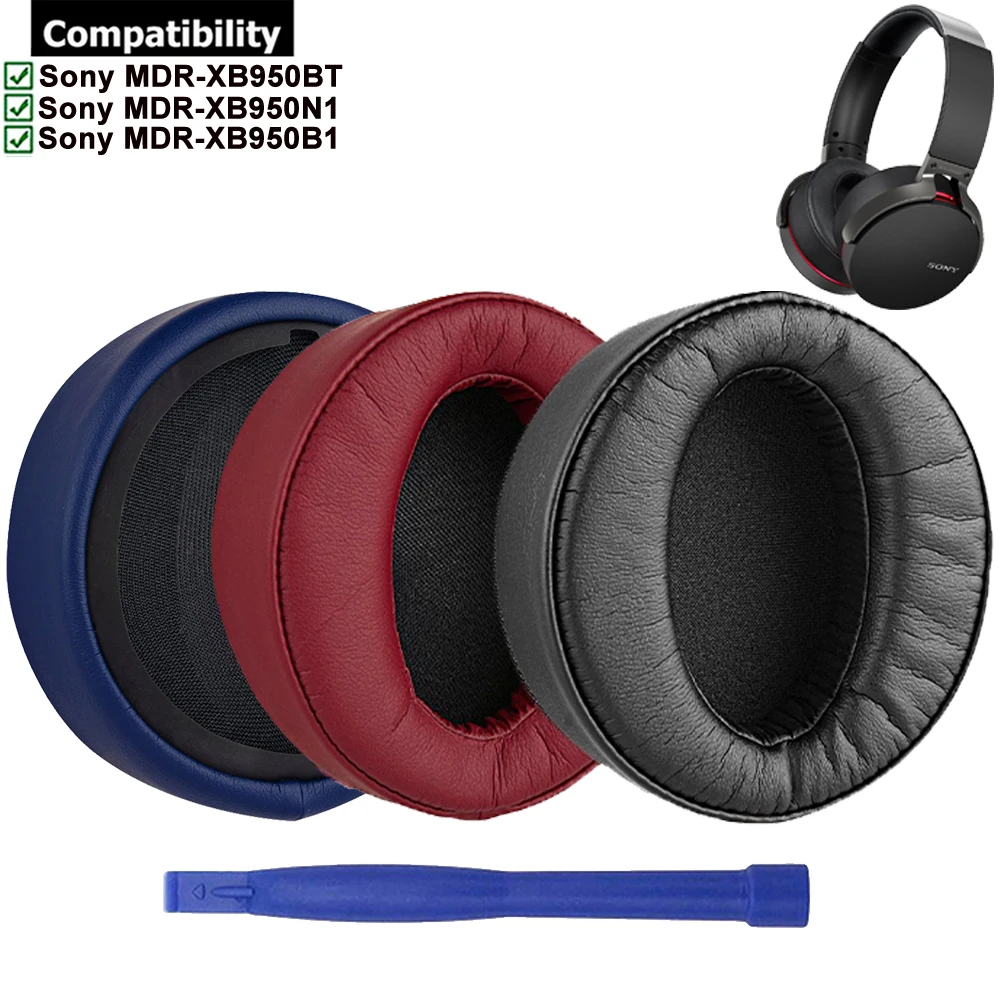 

Replacement Earpads Ear Pads For Sony MDR-XB950BT MDR-XB950N1 MDR-XB950B1 MDR XB950BT XB950N1 XB950B1 MDR-XB950AP Headphones