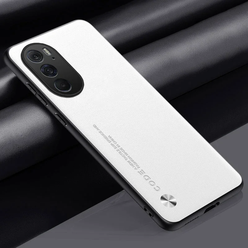 Luxury Matte Silicone and PU Leather Full Protection Phone Case Cover