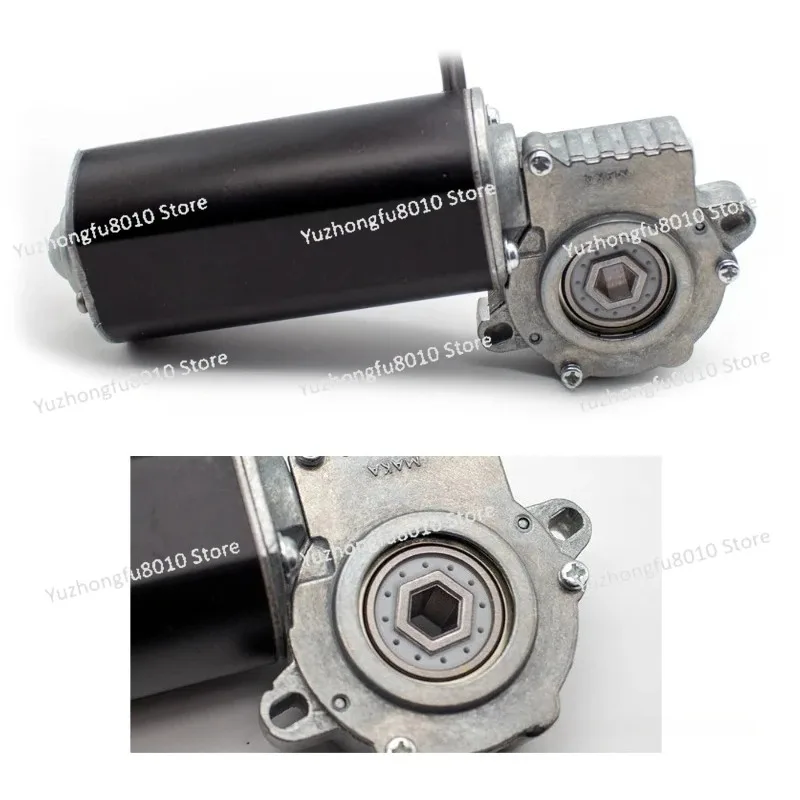 96A8 DC 24V 리프팅 테이블 모터 전기 커피 테이블 모터 육각 구멍 6MM/8MM/13MM 옵션 부하 용량 50KG 120RPM
