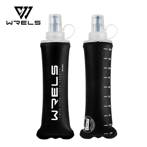 WRELS Soft Flask TPU Ultralight Collapsible BPA Free Leakproof Squeeze Running Hydration Vest Marathon Hiking Foldable Bottle - Image 10