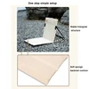 Foldable Camping Chair Outdoor Garden Park Single Lazy Chair Backrest Cushion Picnic Camping Folding Back Chair Beach Chairs 2