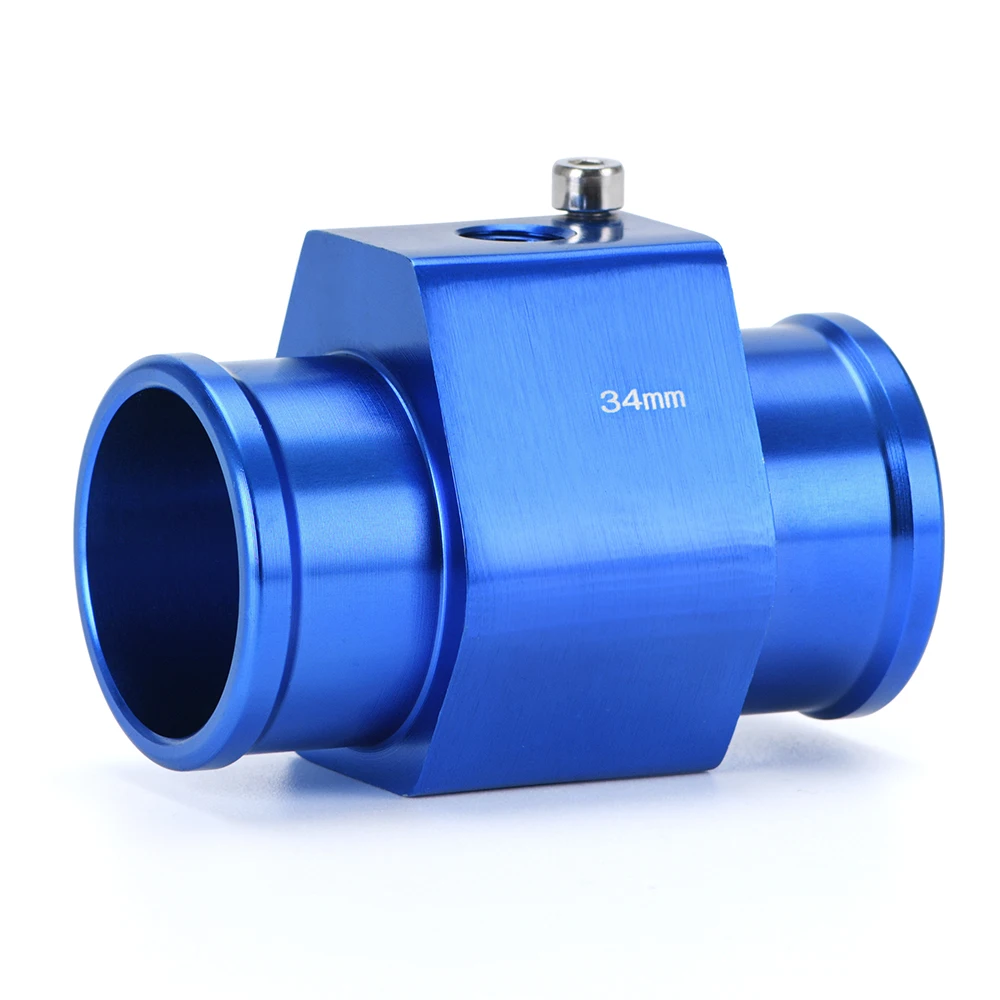 Water Temp Gauge Radiator Temperature Water Temp Joint Pipe Sensor 40mm/36mm/34mm/32mm/30mm/28mm Hose Adapter