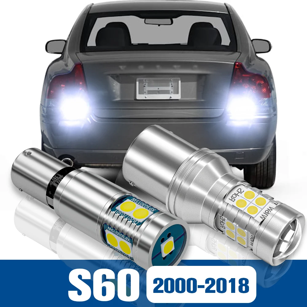 

2pcs LED Reverse Light Back up Lamp Accessories Canbus For Volvo S60 2000-2018 2007 2008 2009 2010 2011 2012 2013 2014 2015 2016