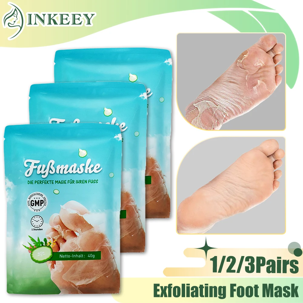 1/2/3Pairs Exfoliating Foot Peeling Mask Foot Peel Mask Detox Pedicure