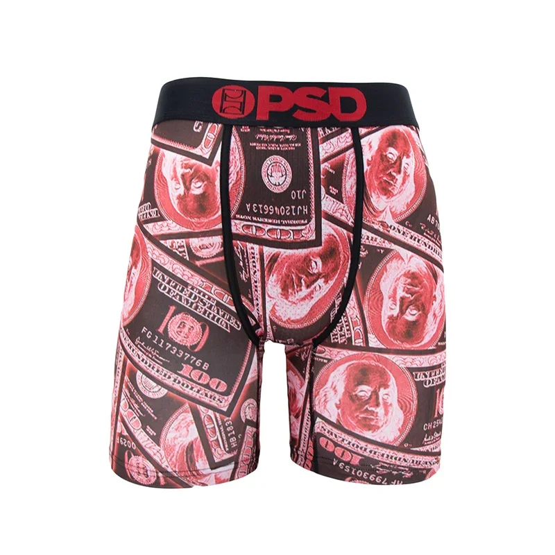 Fashion Printed Men Underwear Boxer Cueca Male Panties Lingerie Men Underpants Boxershorts Sexy S-XXL Men's Boxer Briefs Trunks