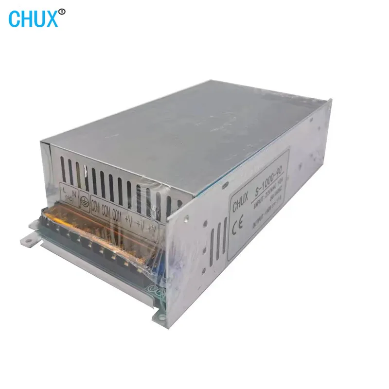 Chux-led Fonte de Alimentação Comutada para ca para dc Ajustável 12v 15v 24v 36v 40v 48v 55v 60v 72v 80v 90v 100v 110v 220v 1000w Smps