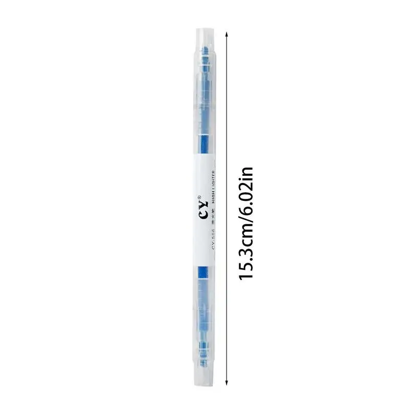 다양한 색상 하이라이터 마커 펜 세트, 부드러운 팁, 일상 마커, 컬러 하이라이터, 6 개