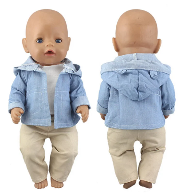 Doll Clothes Suit Fit 4043cm Baby Doll 17 Inch Dolls Clothes 18 Inch