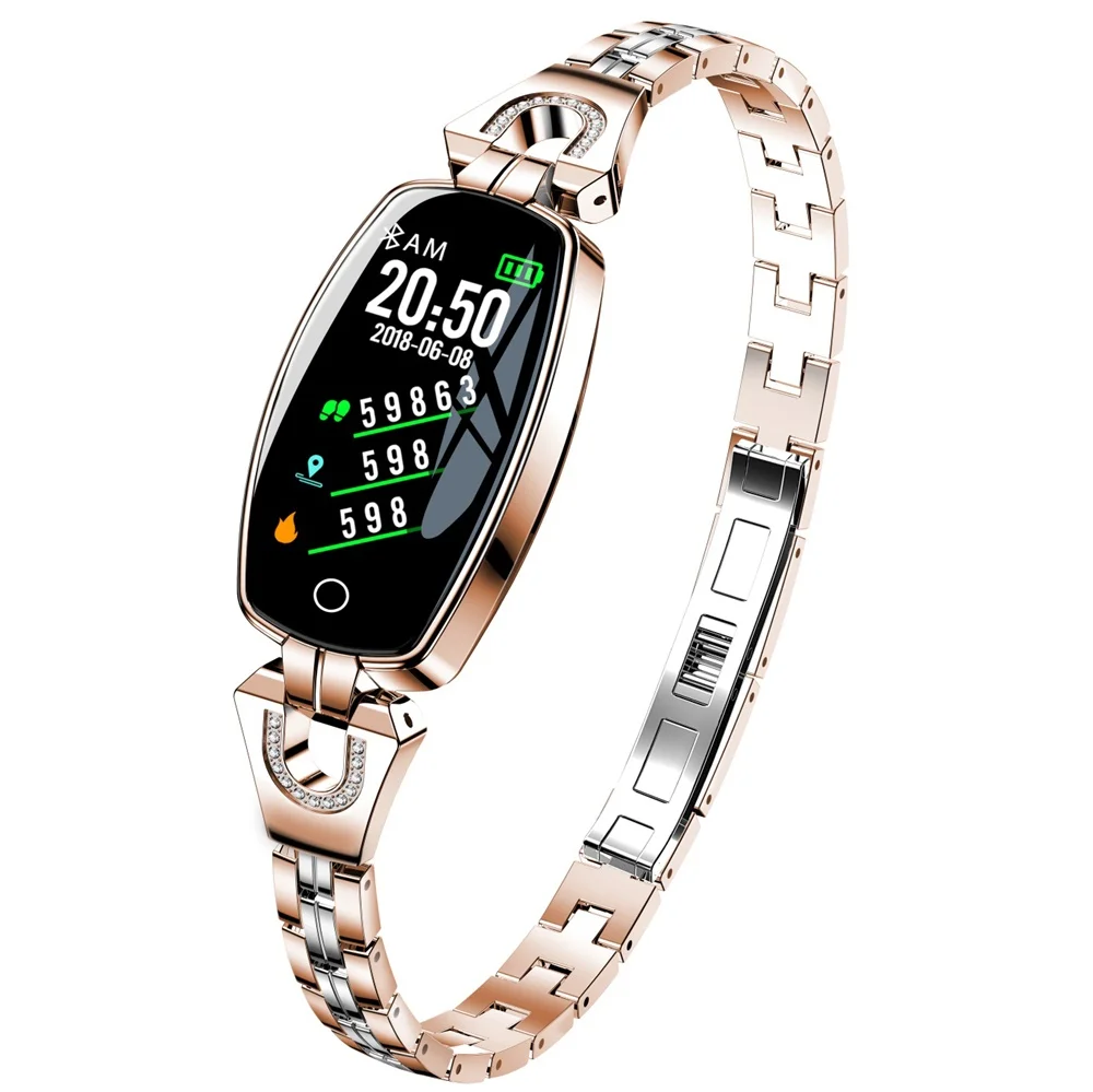 New H8 H8pro Smart Watch Bracelet Heart Rate Blood Pressure Band Pedometer Waterproof Fitness Activity Tracker Women Smartwatch 