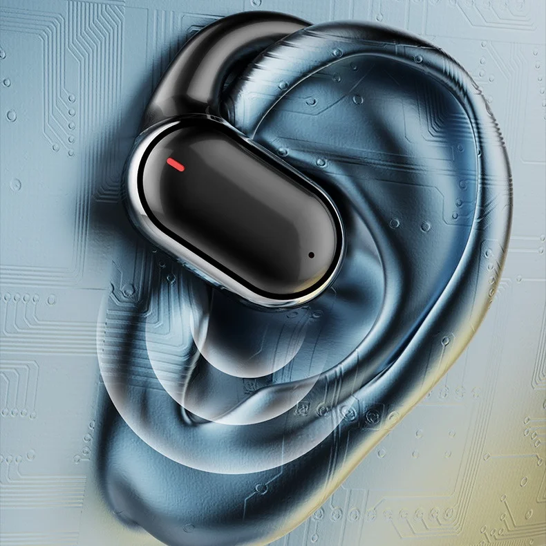 Wireless Ear-hook Bluetooth Earphones with Power Display, HD Sound & Sport Design