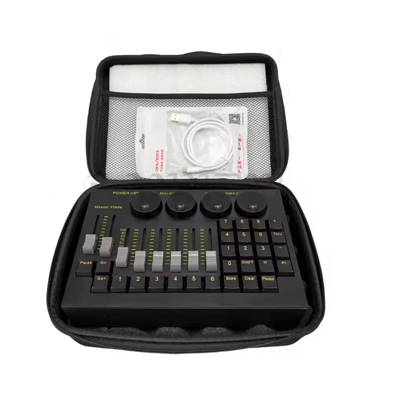 New Stage Lighting Console Mini Command Wing  Dj Disco Light Console Easy To Control Library Controladora Dj 6