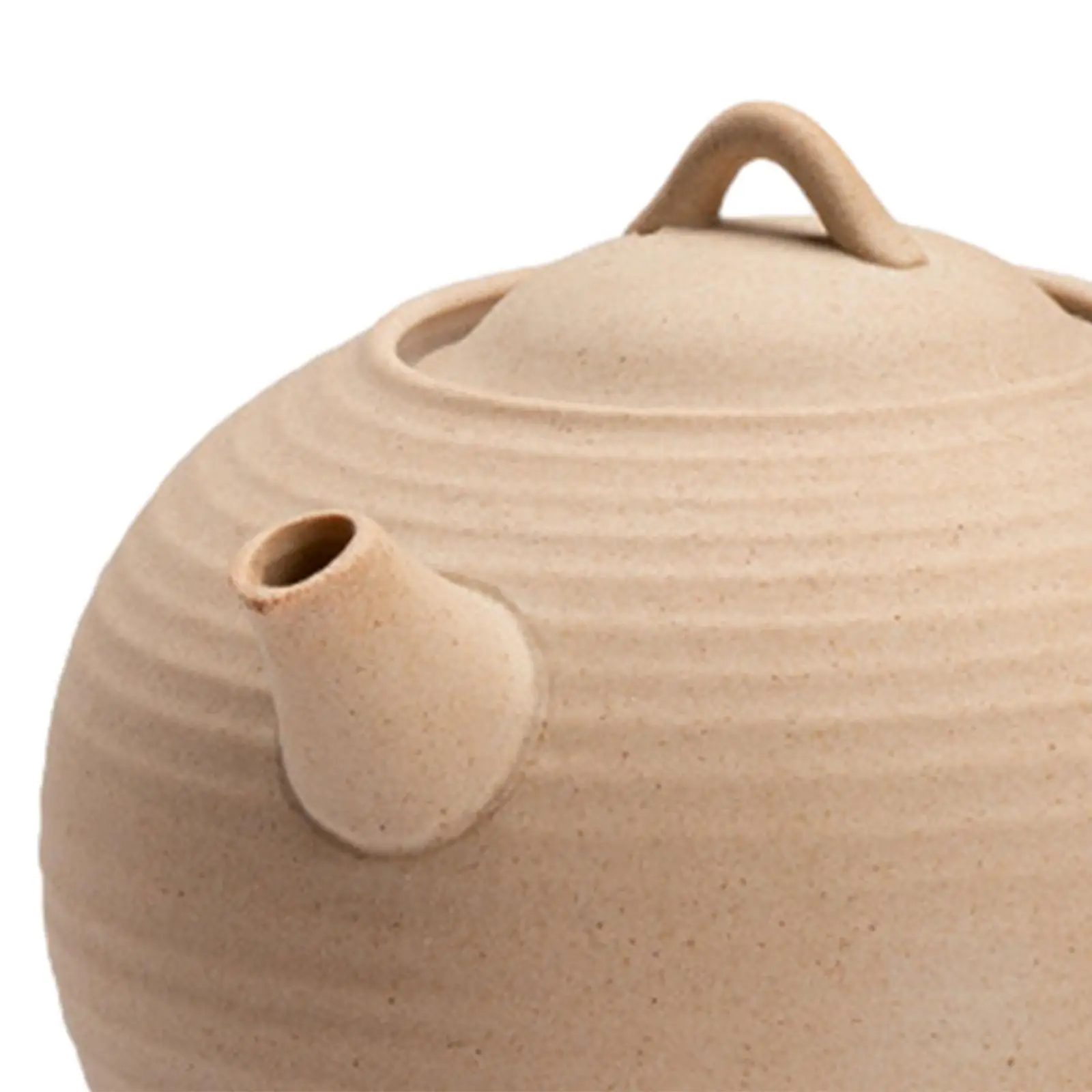 Ceramic Teapot Side Handle with Infuser Stoves Boiled Tea Porcelain Kung Fu Teapot Tea Maker for Kitchen Camping BBQ Hiking