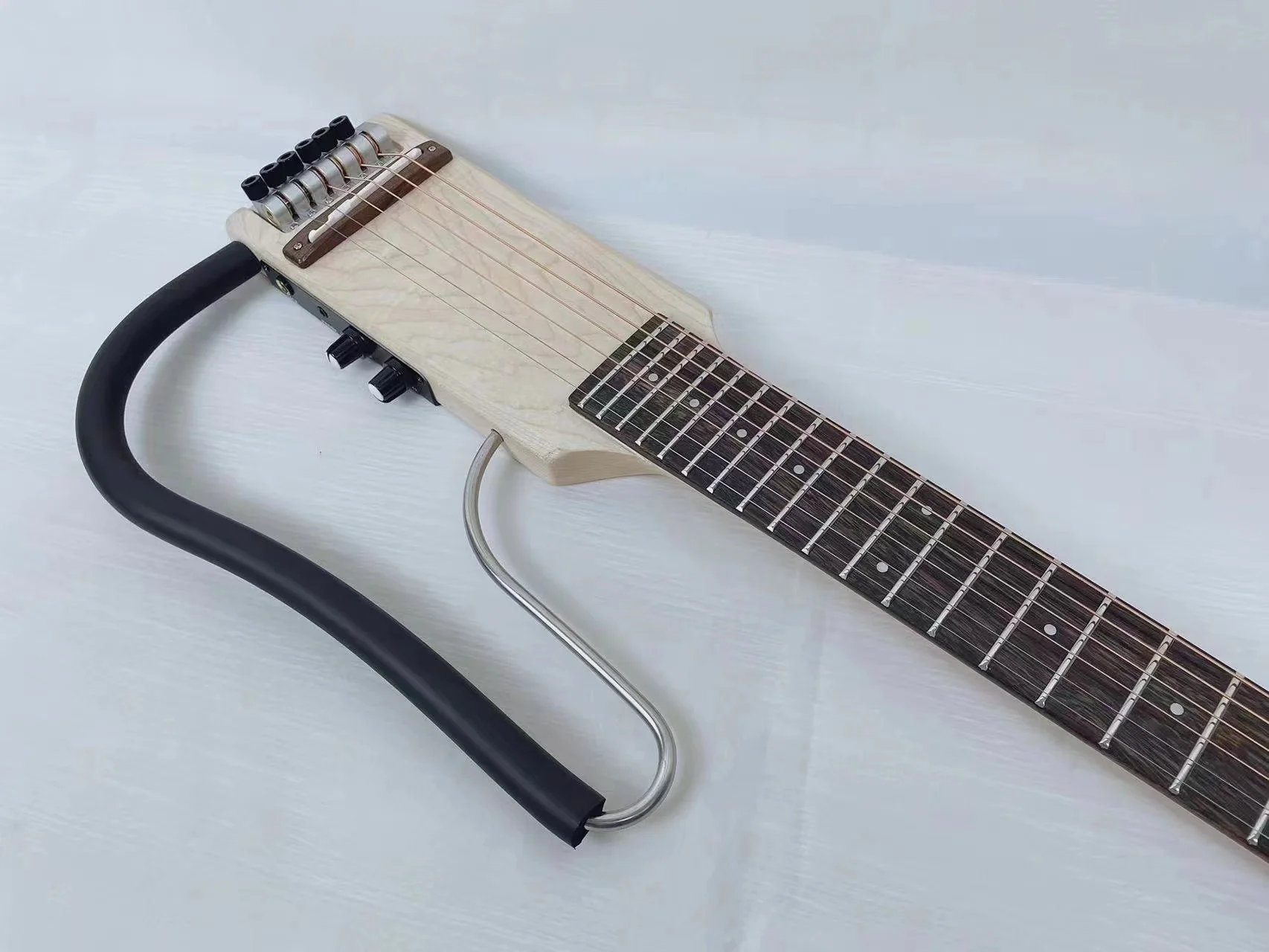 ALP – guitare électrique de voyage sans tête AD-80, avec casque intégré,  Portable, pleine échelle - AliExpress