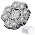 9 Blades Head Silver