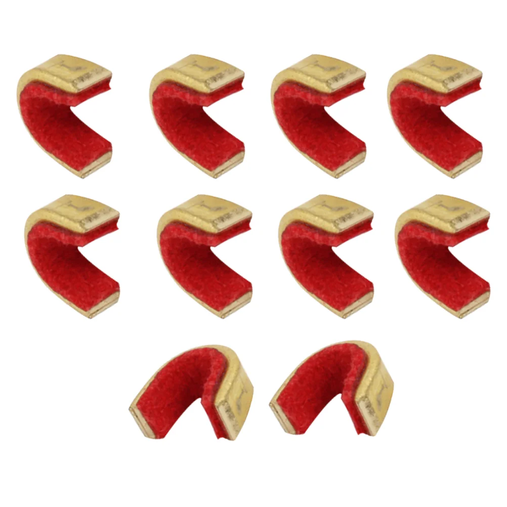 

10 Pcs Bowstring Brass Buckle Nock Points Archery Clamps Arrow Rest Fastener Braces Kit Compound Arrows Tuning Buckles Recurve