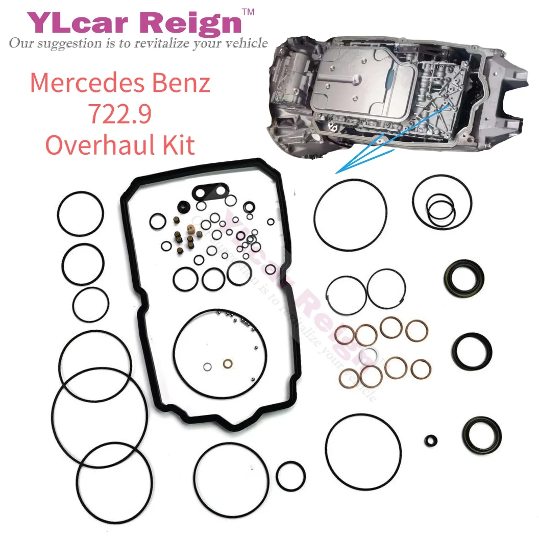 

722.9 Automatic Transmission Gearbox Overhaul Kit Rebuild Repair Kit Seals Gasket Fit O-rings for Mercedes Benz Car Accessories