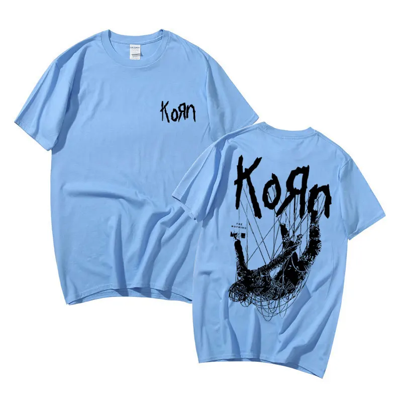 Awesome Singer Rock Band Korn Graphic T-shirt Harajuku