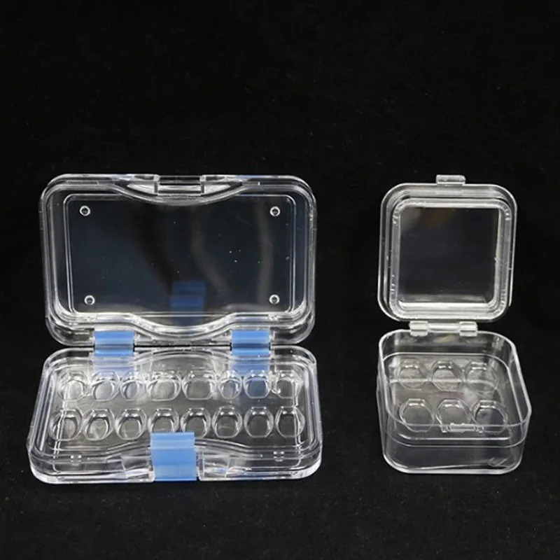 

5PCS Dental Lab Material Dental Tooth Box With Film High Quality Dental Supply Denture Storage Box Membrane Tooth Box With Hole