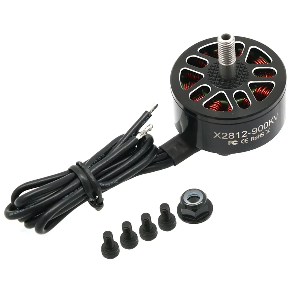 4pcs/lot Angel X2812 2812 KV900/ KV1115 2-6S High Torque Brushless Motor M5 Shaft For Aircraft/ Multicopter/ 7" 8" 9" FPV Drone