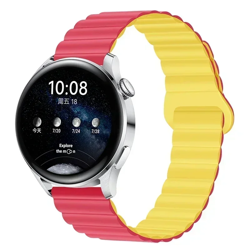 Magnetic Loop Silicone Watchband Strap