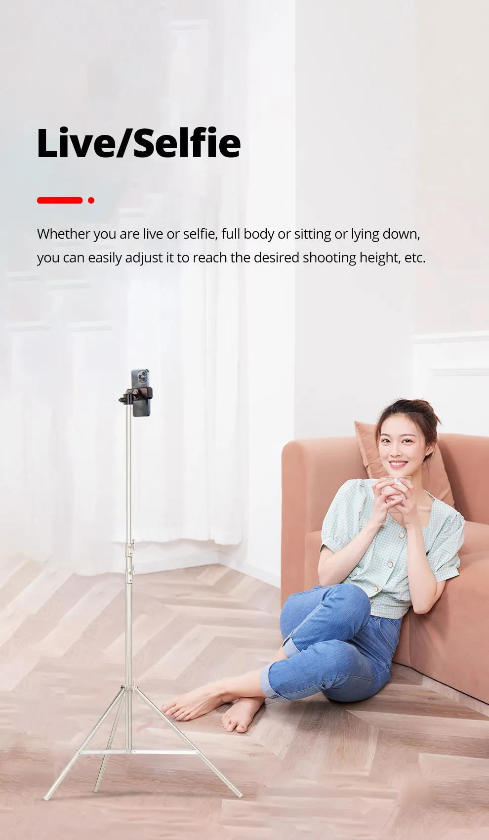 Description Picture 5 of itemAMBITFUL Stainless Steel 2M Heavy Duty Light Stand Tripod with for Photo Studio Softbox Video Flash Umbrellas Reflector Lighting