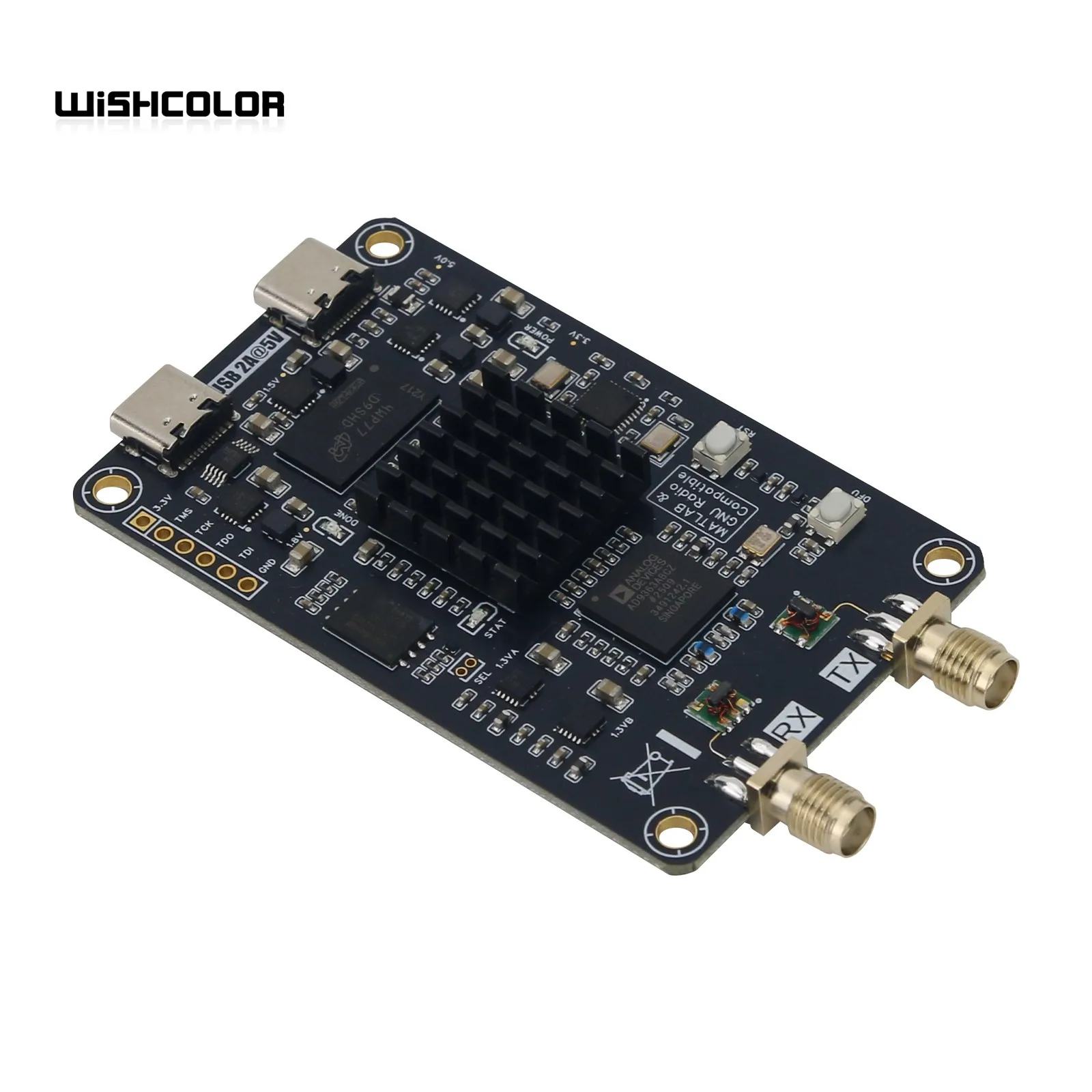위시컬러 Zynq7010 AD9363 SDR XC7Z010CLG400+AD9363ABCZ 소프트웨어 정의 라디오 개발 보드 (PlutoSDR Nano용)