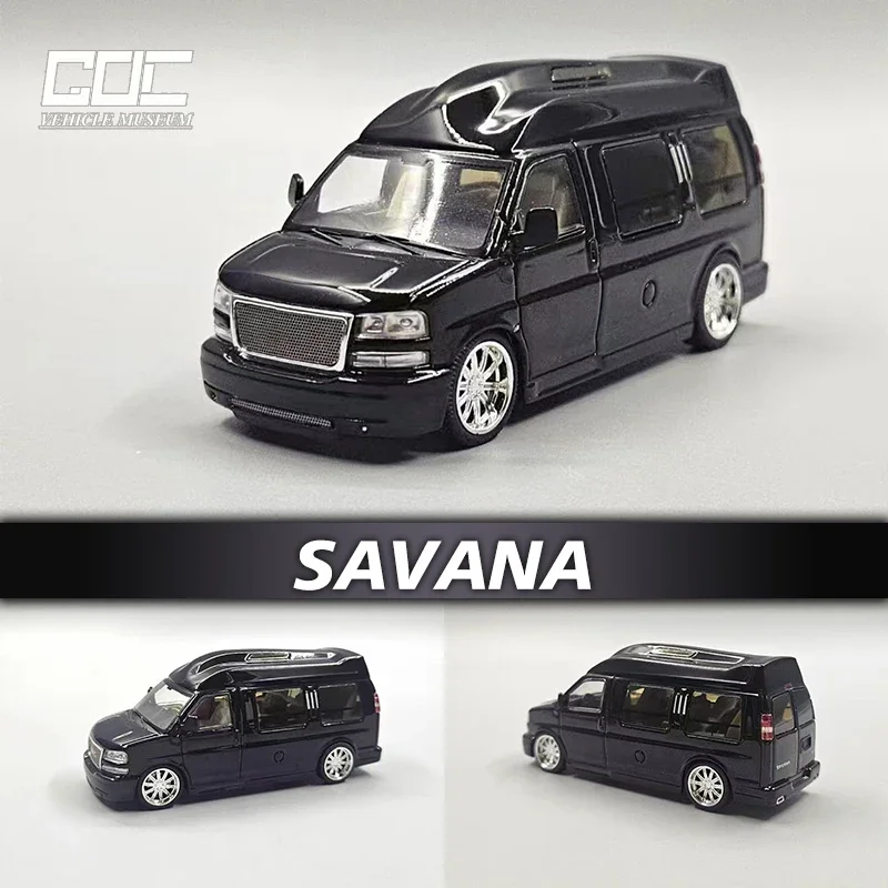 

** Предварительная продажа ** GOC 1:64 SAVANA, Классическая машина, литые под давлением модели автомобилей, игрушки