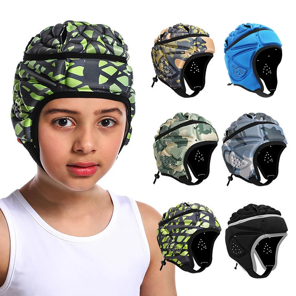 Casco-suave-de-Rugby-para-ni-os-protector-de-cabeza-de-f-tbol-casco