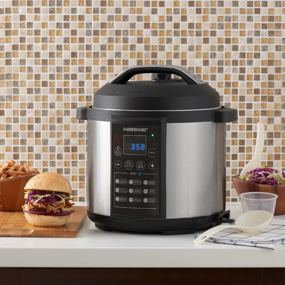 Programmable Digital Pressure Cooker, 6 Quart