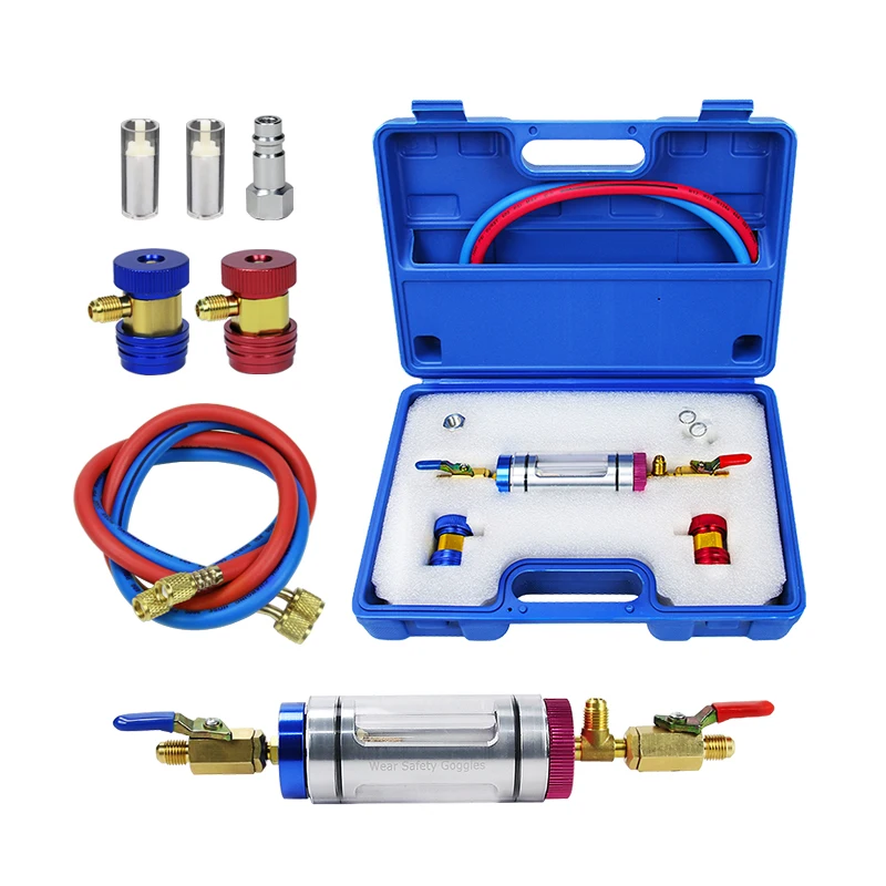 AUTOMOTIVE A/C CONDITIONER Refrigerant Manifold Gauge Kit Set Car