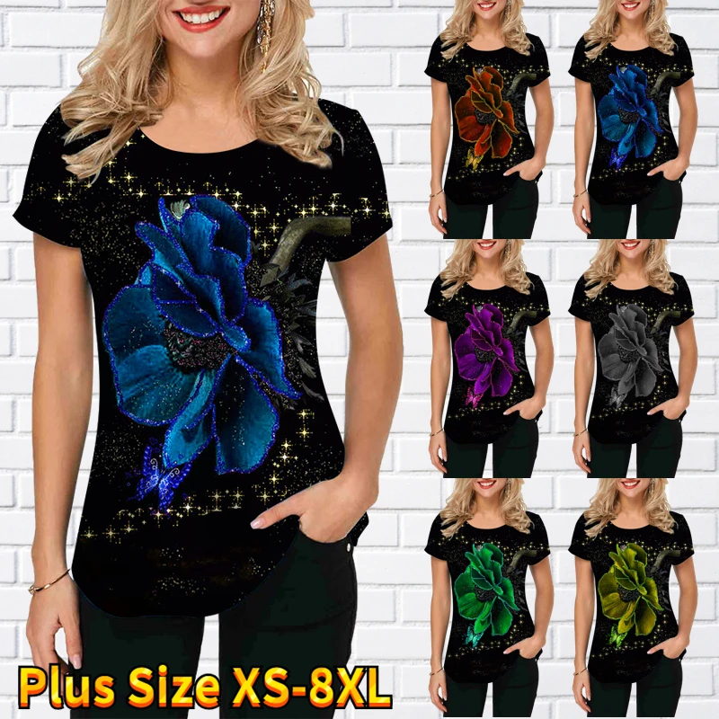 Adriana | Summer Forest Art Printed Women's Casual  Shirt