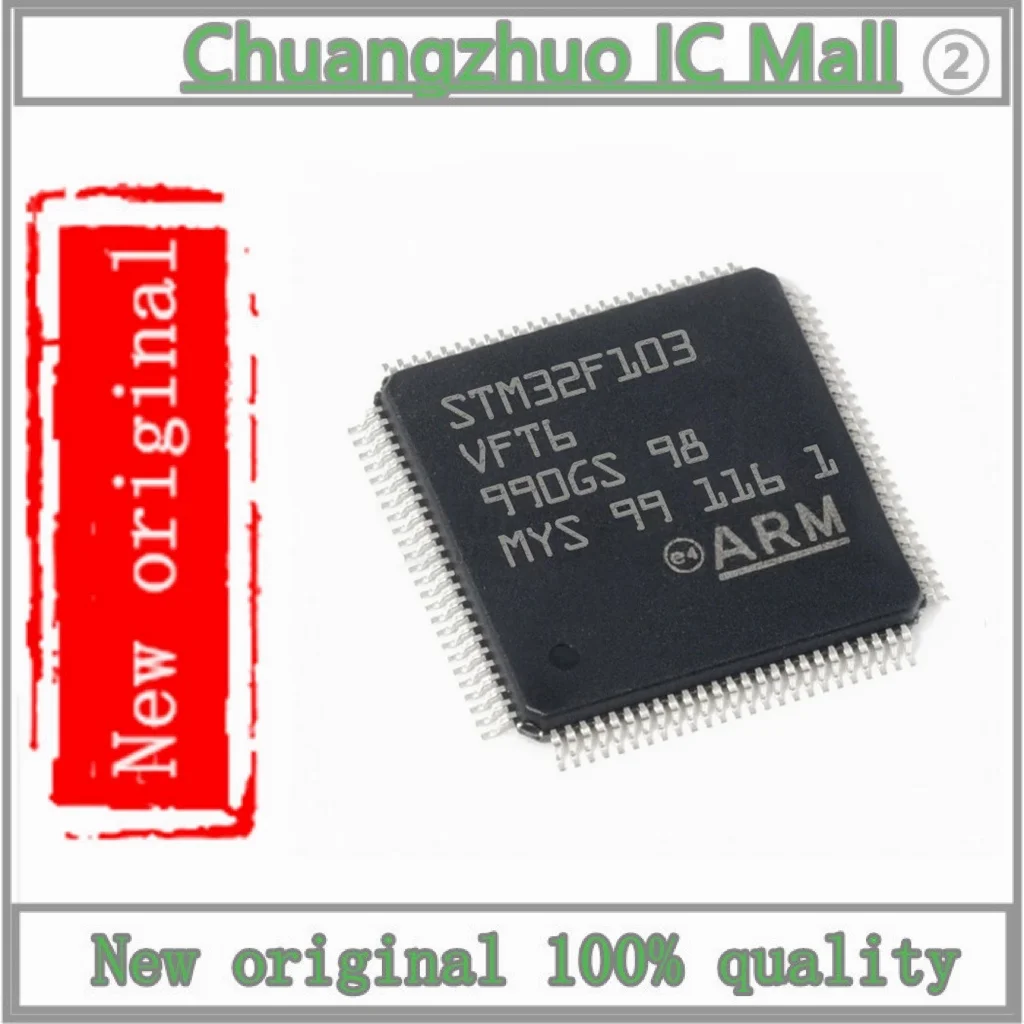 

1pcs/lot STM32F103VFT6 IC MCU 32BIT 768KB FLASH 100LQFP Chip New original