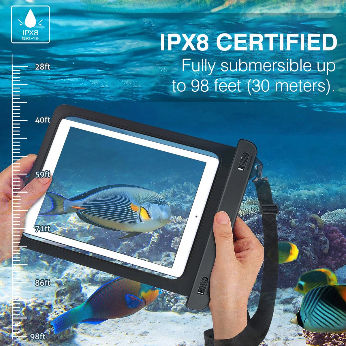 

Universal Waterproof Tablet Case For 99% Diving Swimming Dry Bag Underwater Case Dropshipping